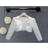 Embroidered Girl Formal Bolero Snow White 80-150cm