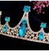 Coroncina per bambina ragazza colore blue porpora