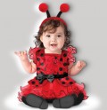 Incharacter Costume de Carnaval Coccinelle en Tutu 0-24 mois