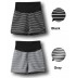 Striped maternity shorts 