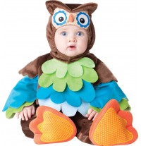 Costume Carnevale Gufo per Bambino Incharacter 0-24 mesi