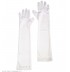 Long white gloves for little girls