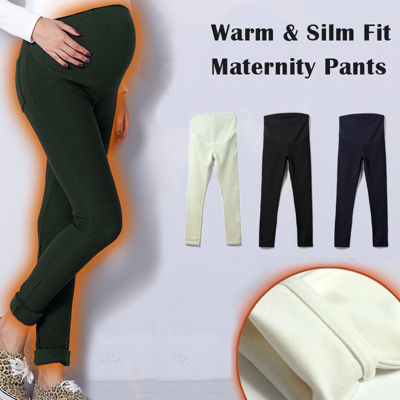 Super Warm Slim Fit Maternity Winter Pants
