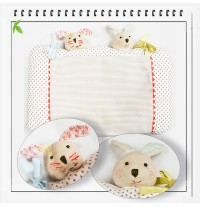 Anatomical and Ergonomic Pillow With Pillowcase For Baby Bunny