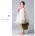 Flower girl white embroidered dress 100-150cm